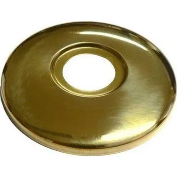 Ventil IDRAL krycí růžice pro zahradní ventily 1/2", leštěná mosaz