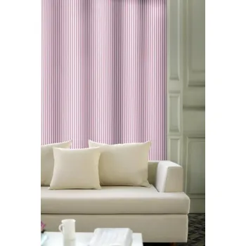 Závěs Závěs dekorační, OXY Proužky 150 cm, starorůžovobéžová