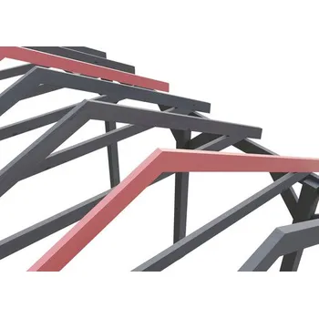 Příslušenství pro zahradní stavbu Zpevnění pro vyšší sněhovou zátěž SKAN HOLZ 3,0 kN/m² pro přístřešky Wallgau 430 x 900 cm břidlice