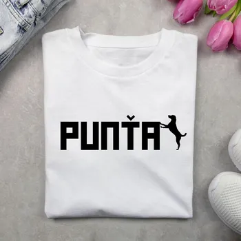 Dámské tričko - Punťa Barva: Bílá, Velikost: M