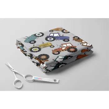 Softshell s beránkem, Traktory Barva: Šedá