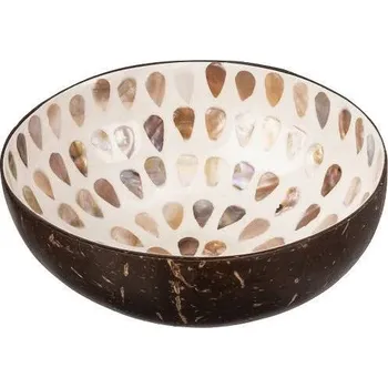 Kokosová miska s kapičkami