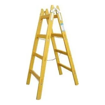 Žebřík CMOL štafle dřevěné EXCLUSIVE | 3 příčky | 136,5 cm | chodící buková příčka