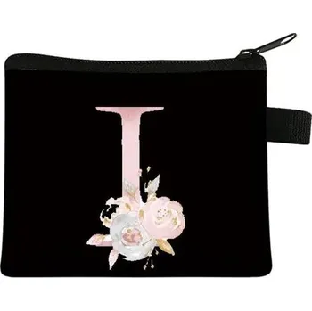 Peněženka Peněženka s květinovým potiskem ve tvaru písmen - já