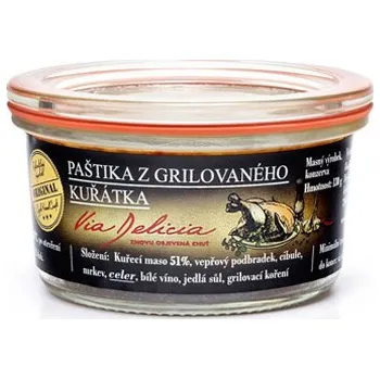 Via Delicia Paštika z grilovaného kuřátka 130 g