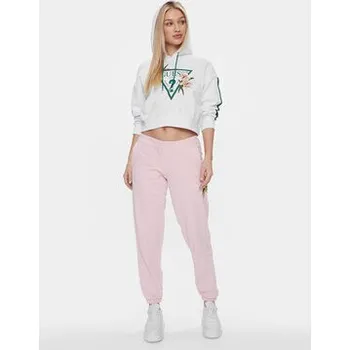 Dámská mikina Guess Mikina Zoey V4GQ04 KC6V1 Bílá Regular Fit XL