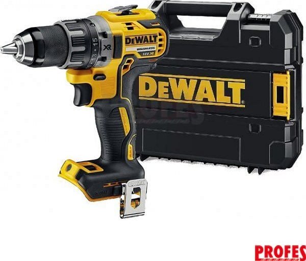 DEWALT DCD791NT aku vrtačka 18V XR Brushless bez baterií a nabíječky v kufru