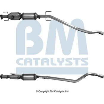 Filtr pevných částic BM CATALYSTS Filtr sazových částic, výfukový systém BM11122H