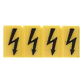 Rozvaděč WEIDMÜLLER Označení svorek - Kryt výstražný ZAD 3/4 1609120000