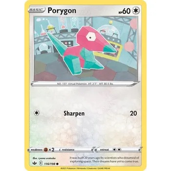 Volný čas Pokémon karta Porygon 116/198