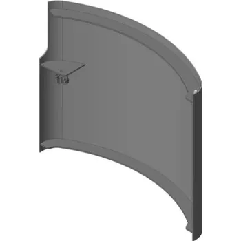 Krbová kamna Romotop Dveře dřevníku Barva: Stříbrná