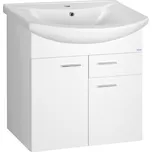 umyvadlová skříňka ZOJA 51065A 61,5x74x32cm, bílá