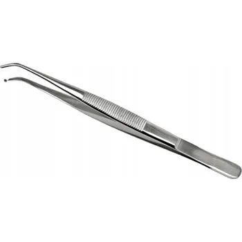 Naběračka Zdobící pinzeta 20 cm, kuchařská, zahnutá MF99