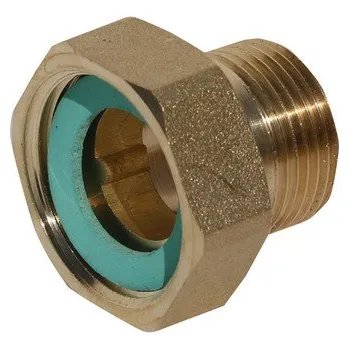 Půlšroubení na ploché těsnění 1" x 3/4"