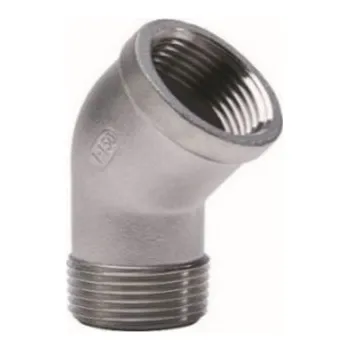 Instalatérský materiál Koleno vnitřní / vnější závit 45° NEREZ 1"1/4