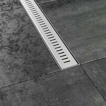 podlahová vpusť RAVAK plastový odtokový žlab s nerez. mřížkou ZEBRA 75 cm