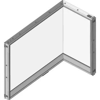 Krbová vložka Romotop Dveře topeniště pro pravou variantu Barva: Stříbrná