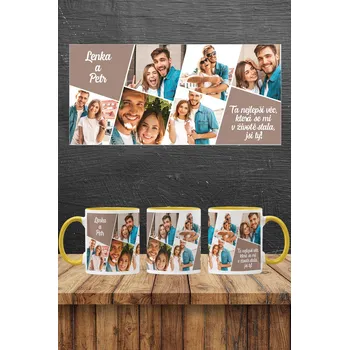 Hrnek Nejlepší věc v životě Barva: Žlutá