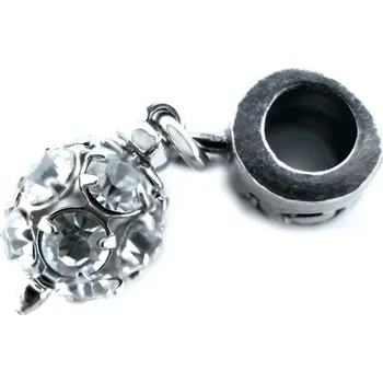 Dětské navlékací korálky Korálek Viceroy VMM0071-00 Stříbřitý (1 Cm)