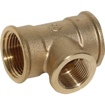 Fitinka Mosazný T-kus MMM 1" x 1/2" x 1" redukovaný