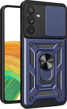 Pouzdro na mobilní telefon Hybrid Armor Camshield pro Samsung Galaxy A34 5G modré