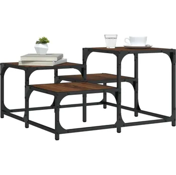 Konferenční stolek vidaXL Konferenční stolek 68 x 68 x 40 cm kompozitní dřevo [837751] Barva: hnědý dub