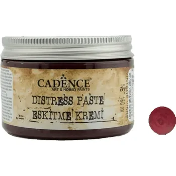 Speciální výtvarná barva Cadence Patinovací pasta Cadence Distress paste, 150 ml - vintage cherry, višňová
