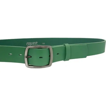 Opasek PENNY BELTS Kožený opasek 4630 zelený - 95 cm