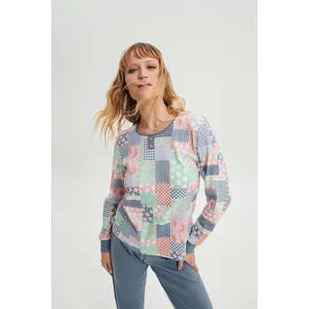 Pánské pyžamo Vamp - Pohodlné dámské pyžamo 17914 - Vamp pink tan XL