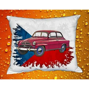 Povlak na polštářek Polštář s Českým autem 126 (auta České výroby)