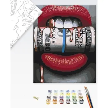 Brushme Malování podle čísel role peněz