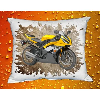 Polštář Polštářek s motorkou YAMAHA YZF-R6 GOLD I