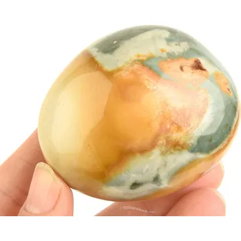 Přírodní kámen Hladký kámen jaspis z Madagaskaru 170g