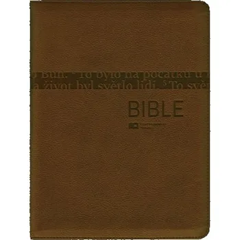 Duchovní literatura Bible: Český ekumenický překlad bez DTK, malý formát, zip, výřezy - bronzová