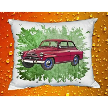 Povlak na dekorativní polštářek Polštář s Českým autem 124 (auta České výroby)