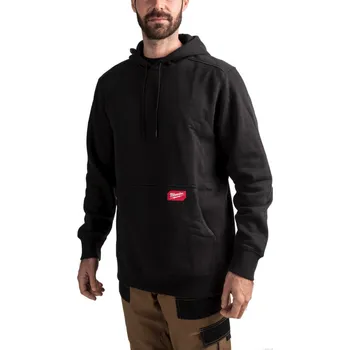 Pánská mikina MILWAUKEE Pracovní mikina s kapucí WH MW BL XL, černá, XL