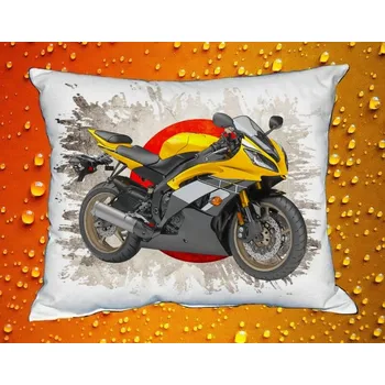 Polštář Polštářek s motorkou YAMAHA YZF-R6 GOLD