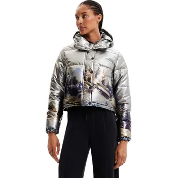 Desigual Dámská Zimní bunda PADDED Šedá L