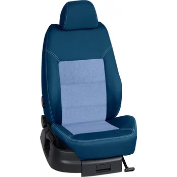 Potah sedadla Autopotahy Citröen JUMPER / od r.2017->, 7 Míst , VALNÍK, KOMFORT > OR 0420 (OR 0420 / Modrý bok)