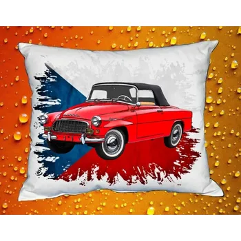 Povlak na polštářek Polštář s Českým autem 057 (auta České výroby)