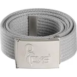 CANIS CXS KARUK Opasek šedý, 3,5 cm, textilní, spona s logem cxs