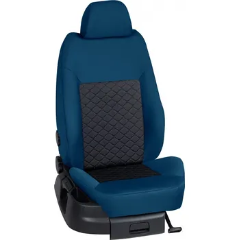 Potah sedadla Autopotahy Škoda KAROG / od r.2018->, 5 dveří, STANDARD > OR 0428 (OR 0428 / Modrý bok)