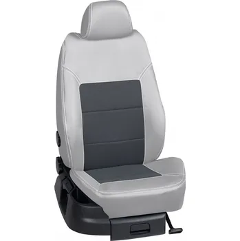 Potah sedadla Autopotahy Seat LEON / od r.2015->, 5 dveří,( FR ), KOŽENKA > OR 0056 (OR 0056 / Šedý koženkový bok)