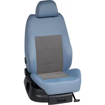 Potah sedadla Autopotahy Škoda KAMIQ / od r.2019->, 5 dveří, ( Sport ), KOMFORT > OR 0413 (OR 0413 / Světle modrý bok)