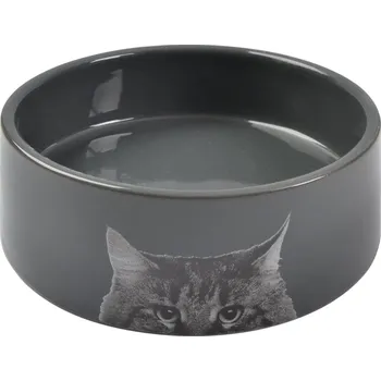 Miska pro psa Karlie Keramická miska pro kočky 250 ml - antracitová