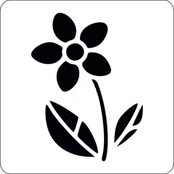 ARTEMISS Květina - plastová šablona 485 Rozměr: E 29x29cm