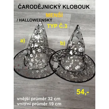 RC model auta ČARODĚJNICKÝ/ HALLOWEENSKÝ KLOUBOUK MENŠÍ TYP 3 - 2