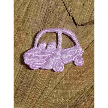 Nášivka Aplikace saténová auto barva růžová
