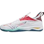 Indoorová obuv Mizuno WAVE MIRAGE 4 velikost bot 37 white / high visibility / moroccan blue
