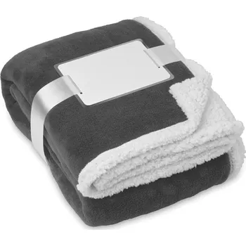 Svíčka Fleecová deka Zermatt, šedá